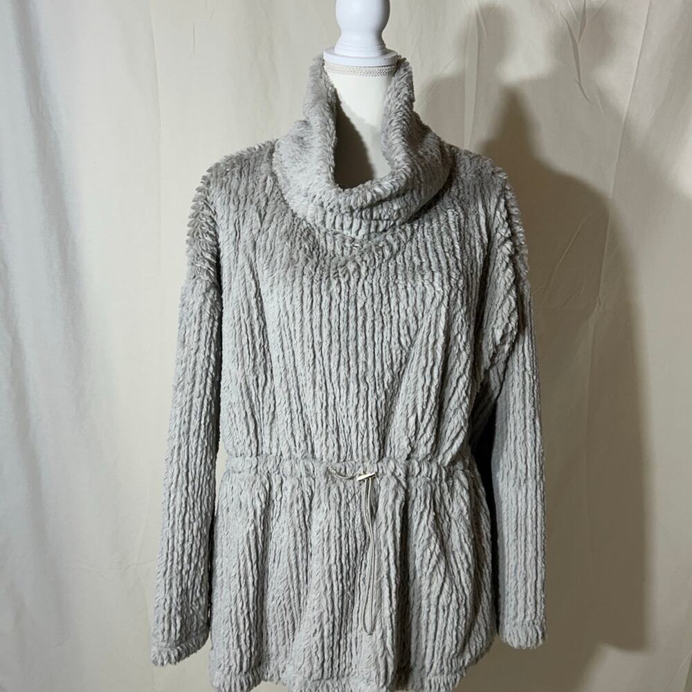 Coquette Cozy Comfy Grandma Core Cupid blush cowl neck ladies top Size XL